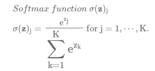 softmax function